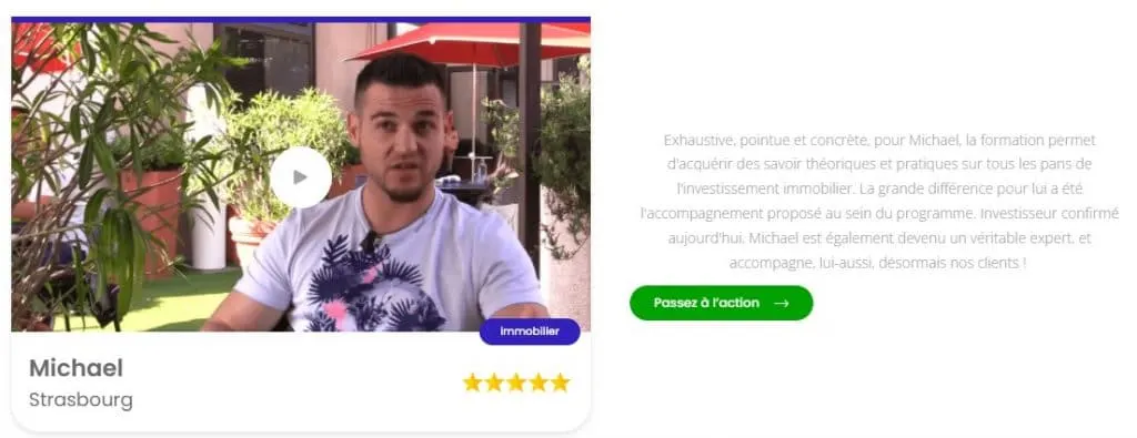 testimonio michael formación yann darwin greenbull crear y desarrollar un negocio predominantemente inmobiliario